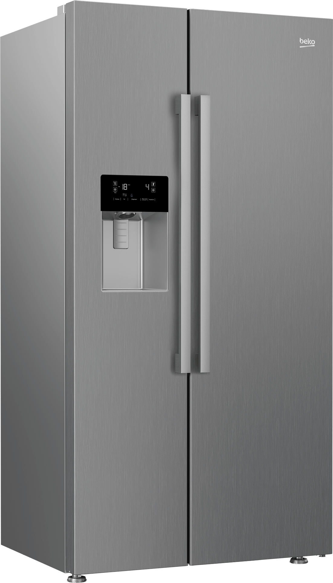 Beko GN162330XB side-by-side refrigerator Freestanding – image 2
