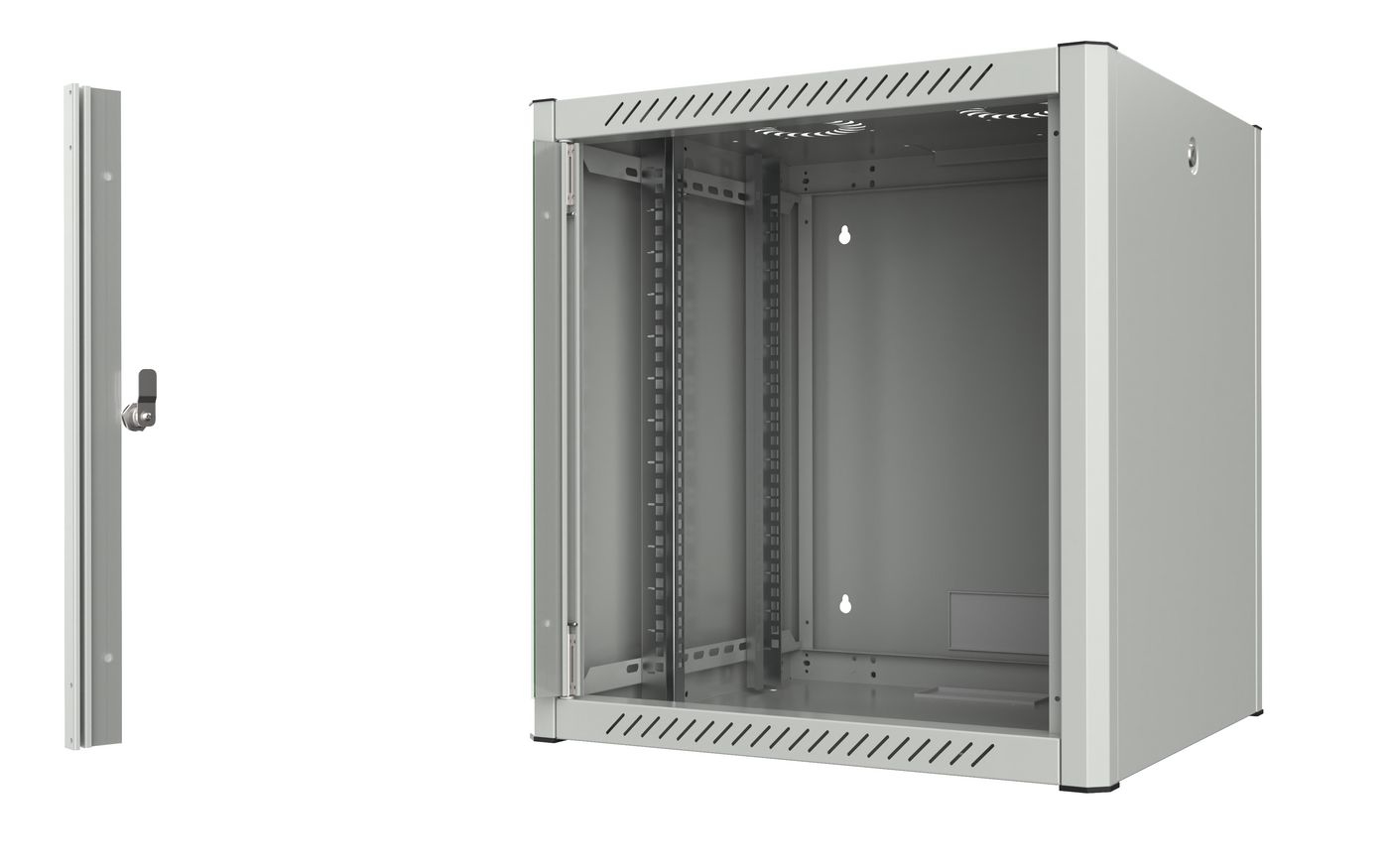 Lanview RWP12U56WH rack cabinet 12U Wall mounted rack White – image 2