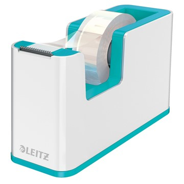 Leitz 53641051 Portarollo de cinta adhesiva Poliestireno (PS) Azul claro, Blanco