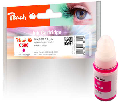 Peach PI100-342 ink cartridge 1 pc(s) Compatible Standard Yield Magenta
