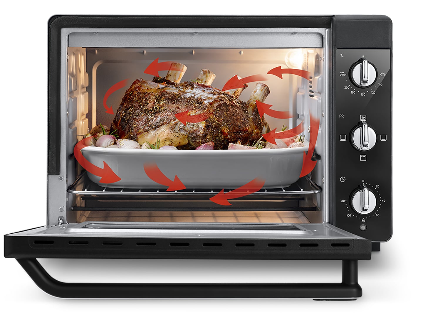 De’Longhi EO40112.BK 40 L 2000 W Black – image 2