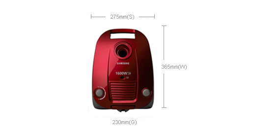 Samsung SC4140 3 L Cylinder vacuum Dry 1600 W Dust bag – image 2