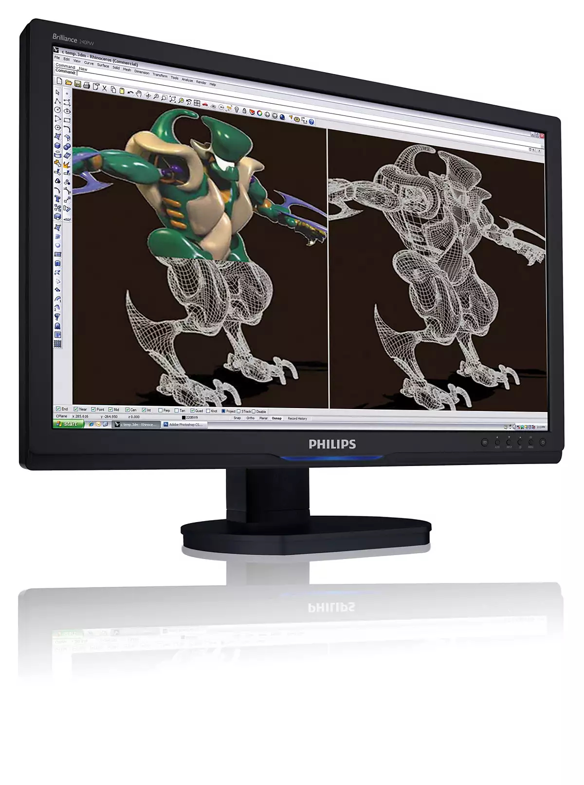 Philips Brilliance 240PW9EB/00 computer monitor – image 3