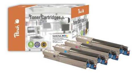 Peach PT342 toner cartridge 4 pc(s) Black, Cyan, Magenta, Yellow