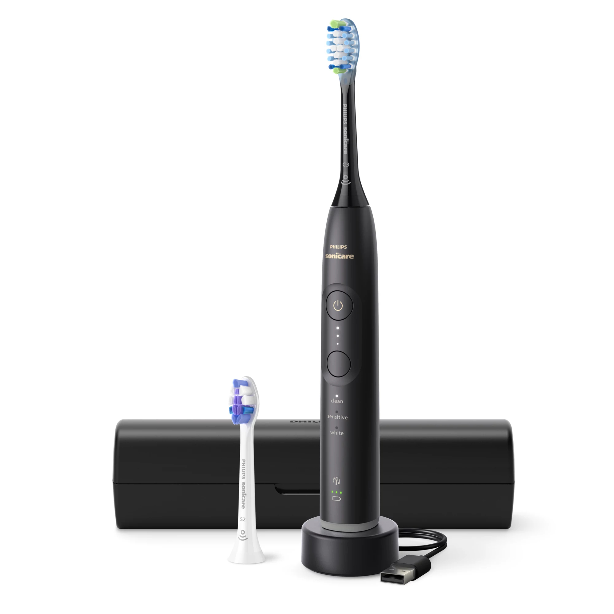 Philips Sonicare 6500 series HX7411/08 electric toothbrush Adult Sonic toothbrush Black