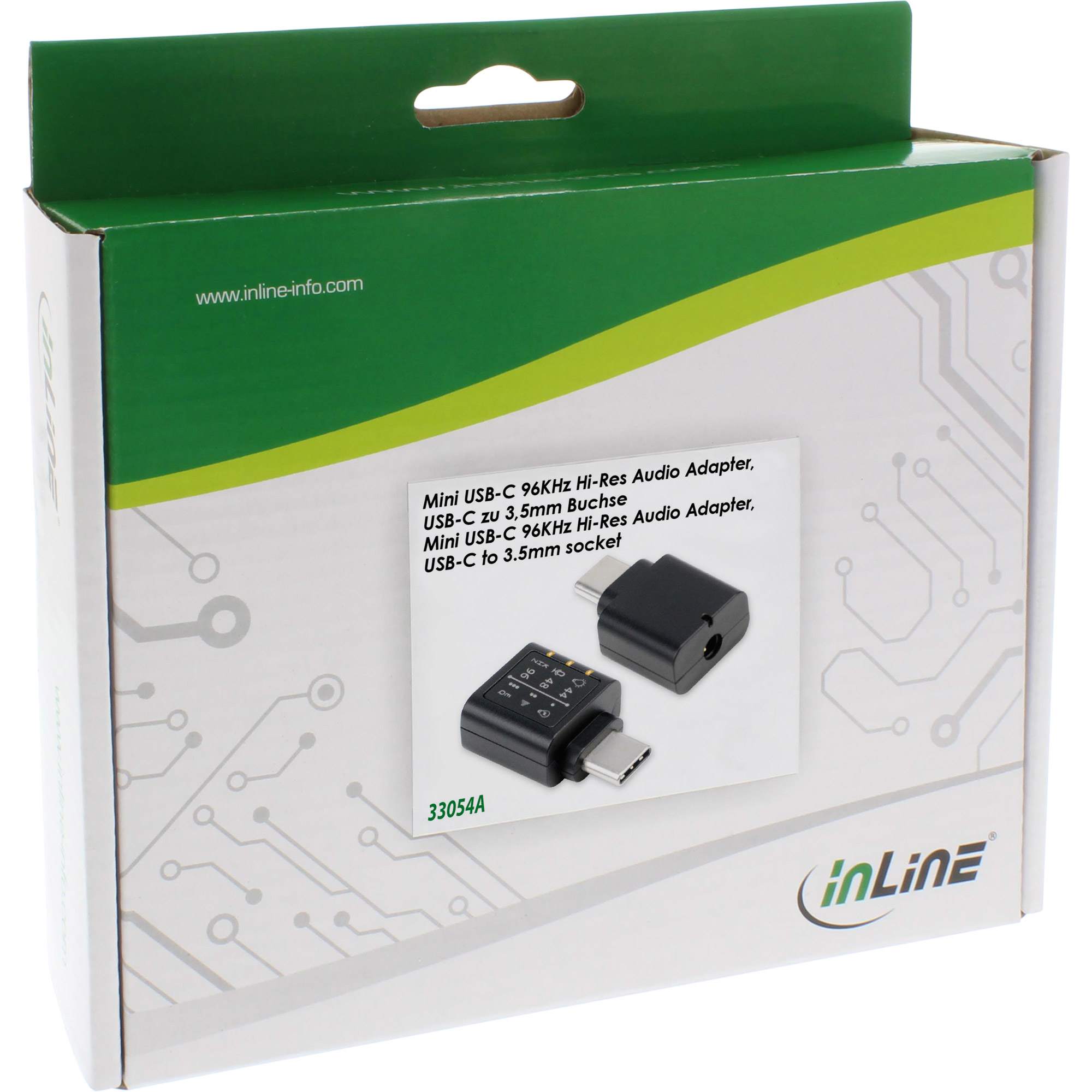 InLine Mini USB-C 96KHz Hi-Res Audio Adapter, USB-C to – image 3