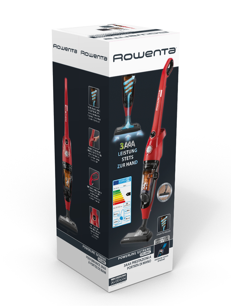 Rowenta RH8133WB stick vacuum/electric broom AC Dry Bagless – image 9