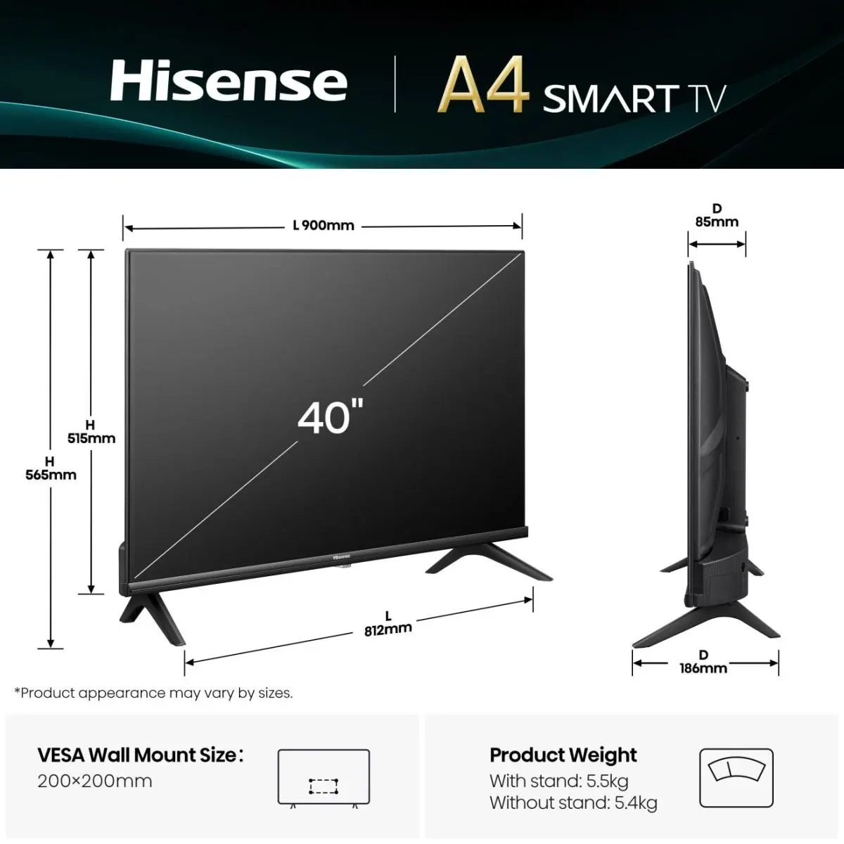 Hisense 40 '' A4Q | Smart TV FHD Full HD – image 4