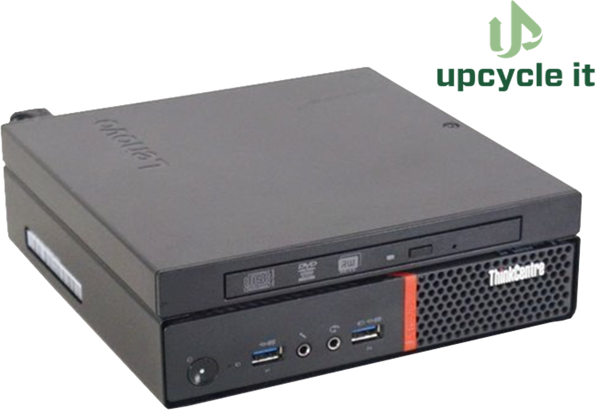 upcycle it Lenovo ThinkCentre M900x Tiny (Refurbished) A Intel® Core™ i5 i5-6600 8 GB DDR4-SDRAM 256 GB SSD Windows 10 Pro M