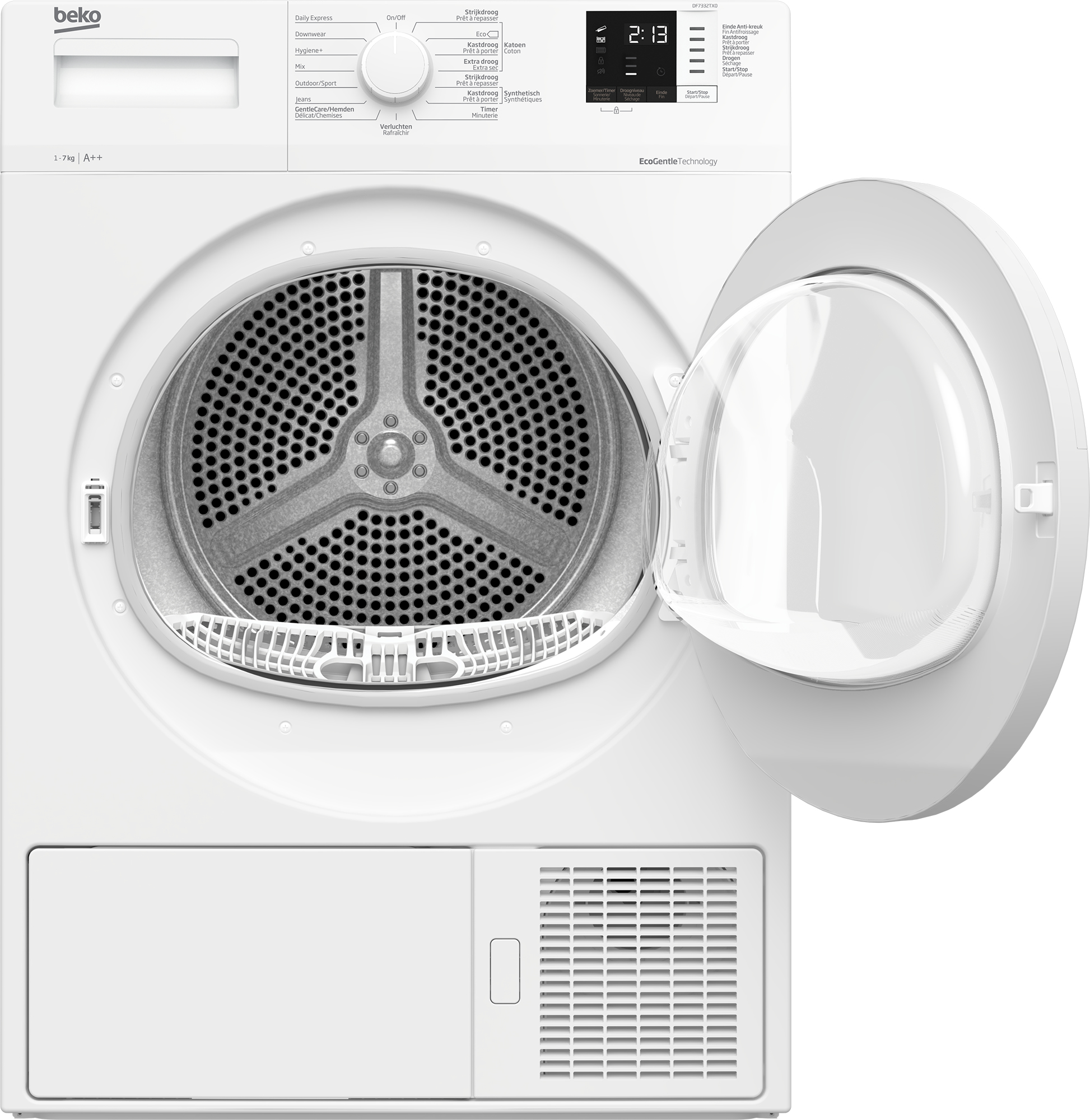 Beko DF7332TX0 tumble dryer Freestanding Front-load – image 3