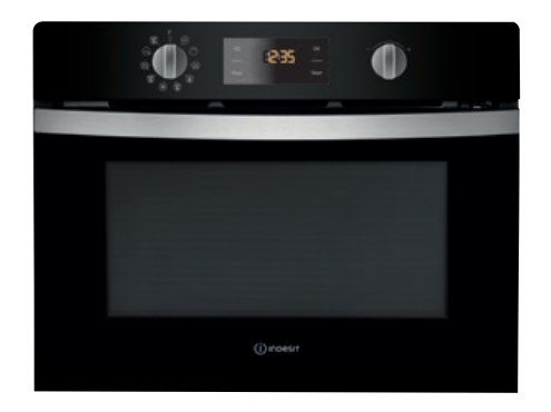 Indesit MWI 3445 BL микроволновая печь Черный Комбинированная микроволновая печь Встроенный 40 L 900 W