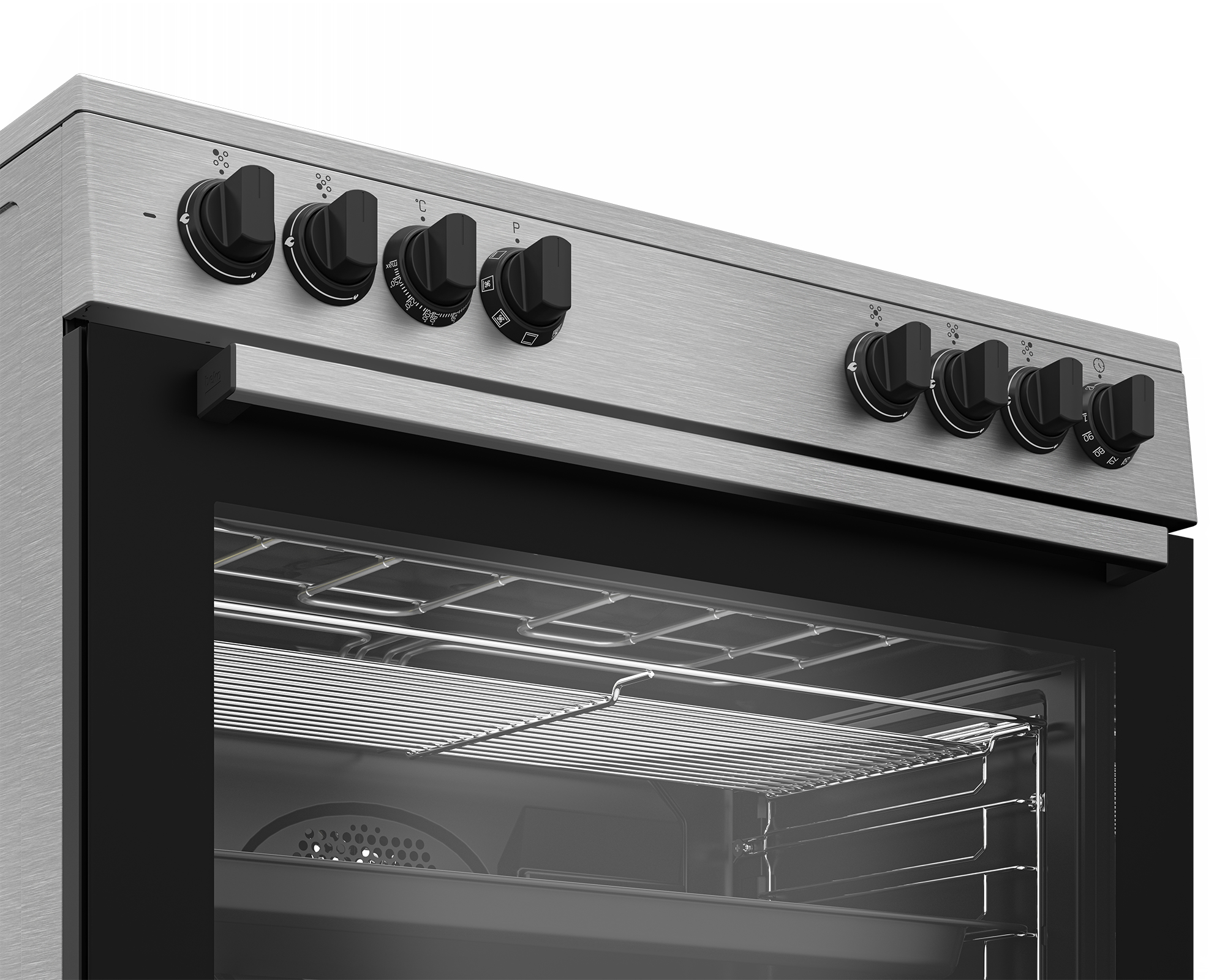 Beko GM15121DXNS cooker Freestanding cooker Electric Gas Stainless steel – image 3