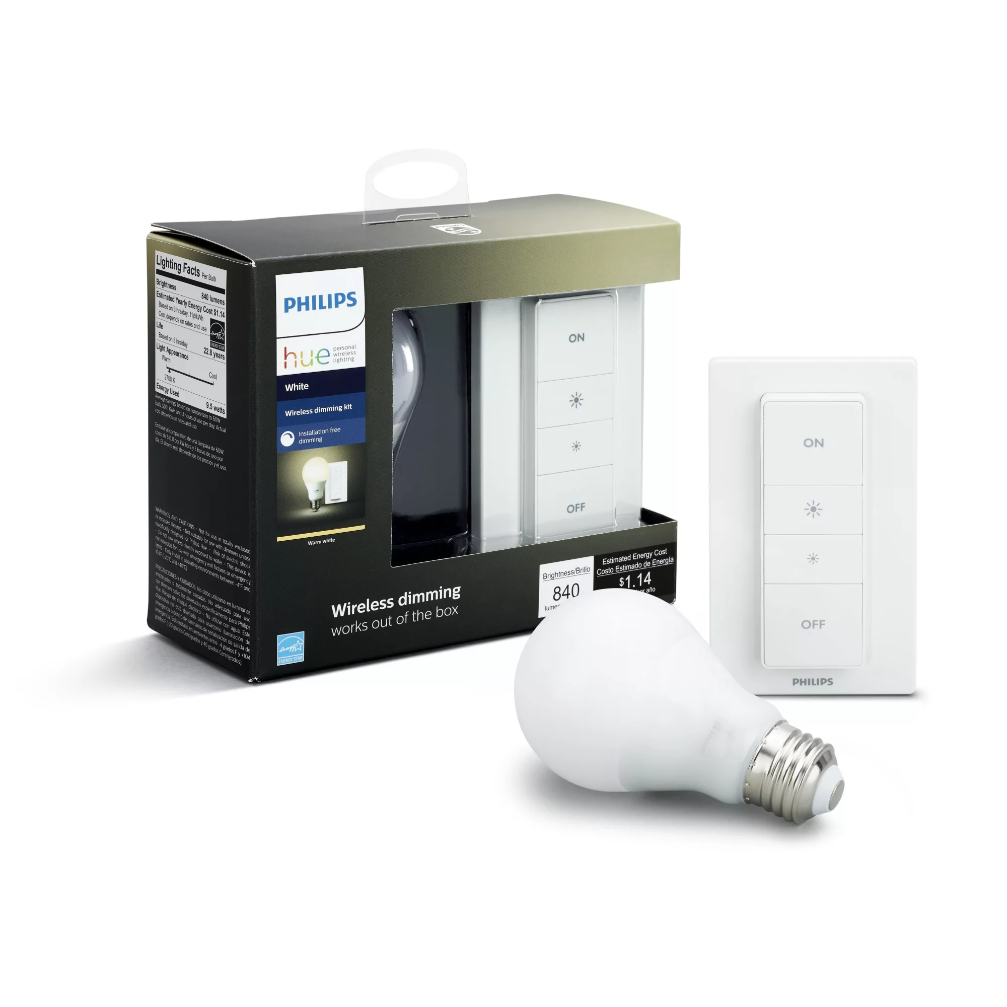 Philips by Signify Philips Hue White 046677530358 smart lighting Smart lighting kit Bluetooth/Zigbee – image 1