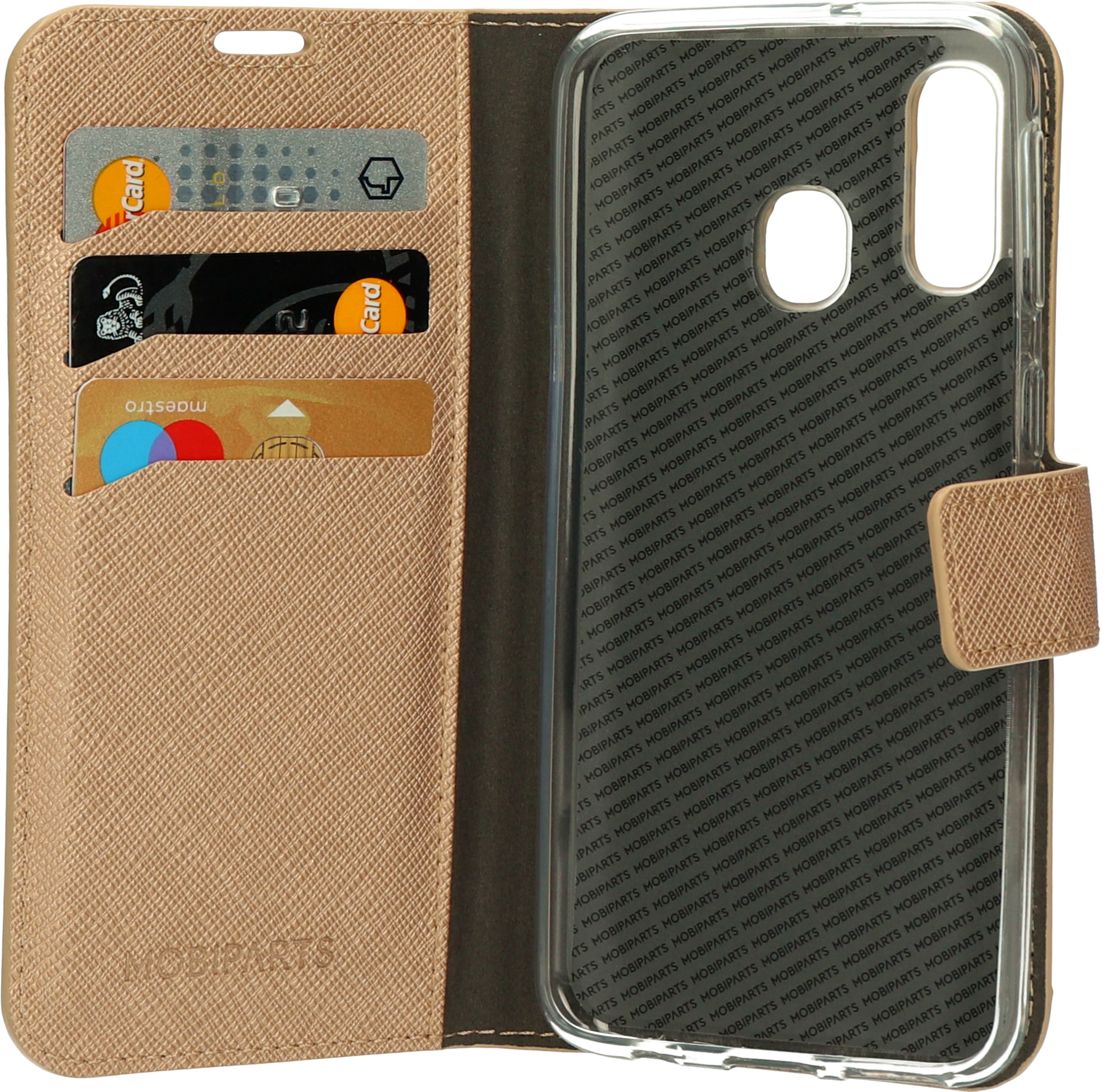 Mobiparts Saffiano Wallet Case Samsung Galaxy A40 (2019) Copper – image 4