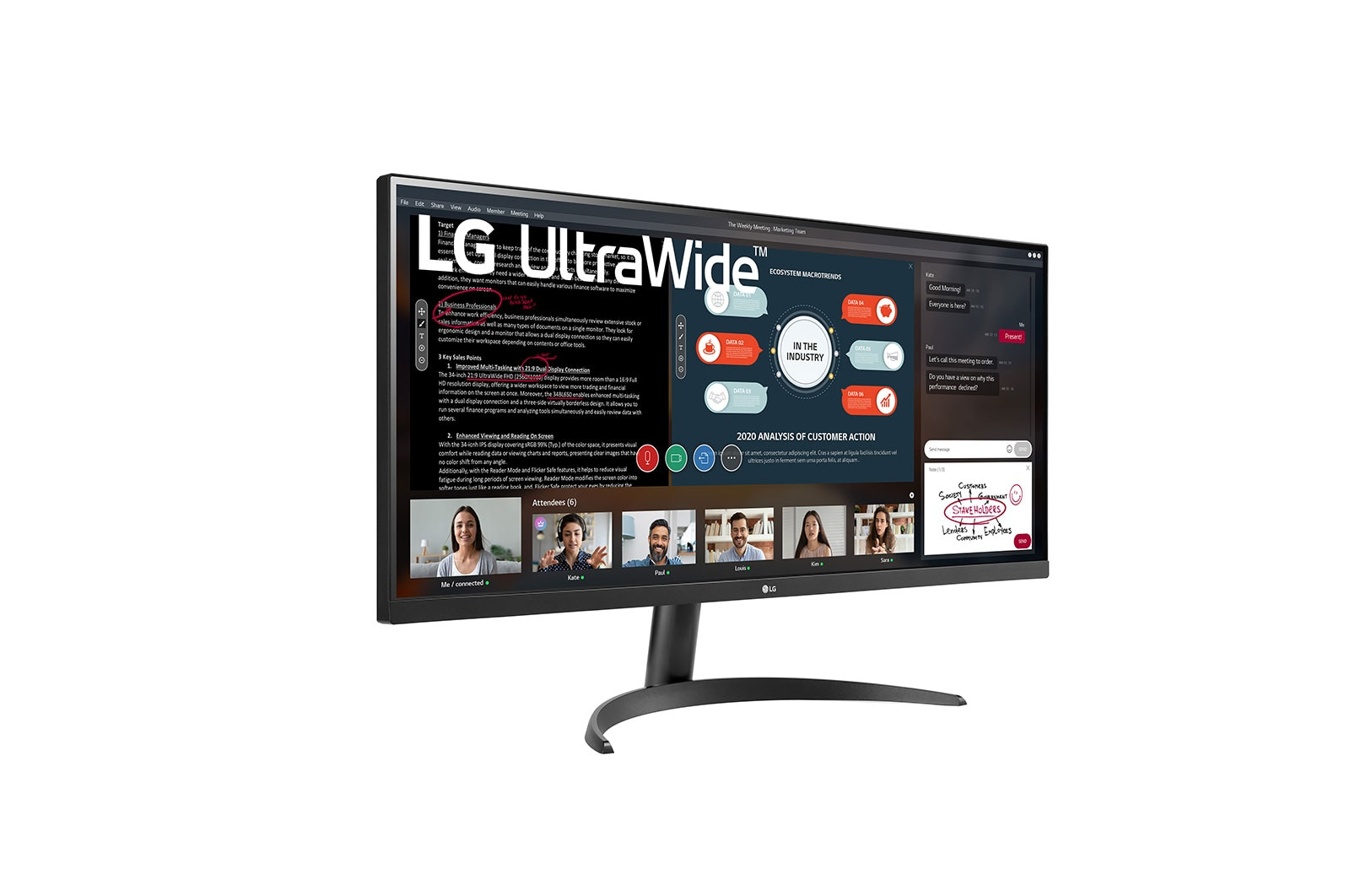 LG 34WP500-B computer monitor – image 4