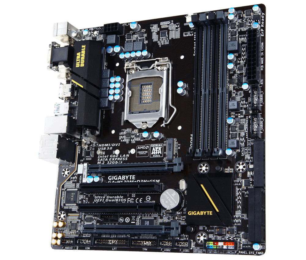 GIGABYTE GA-H170M-D3H-GSM (rev. 1.0) – image 3