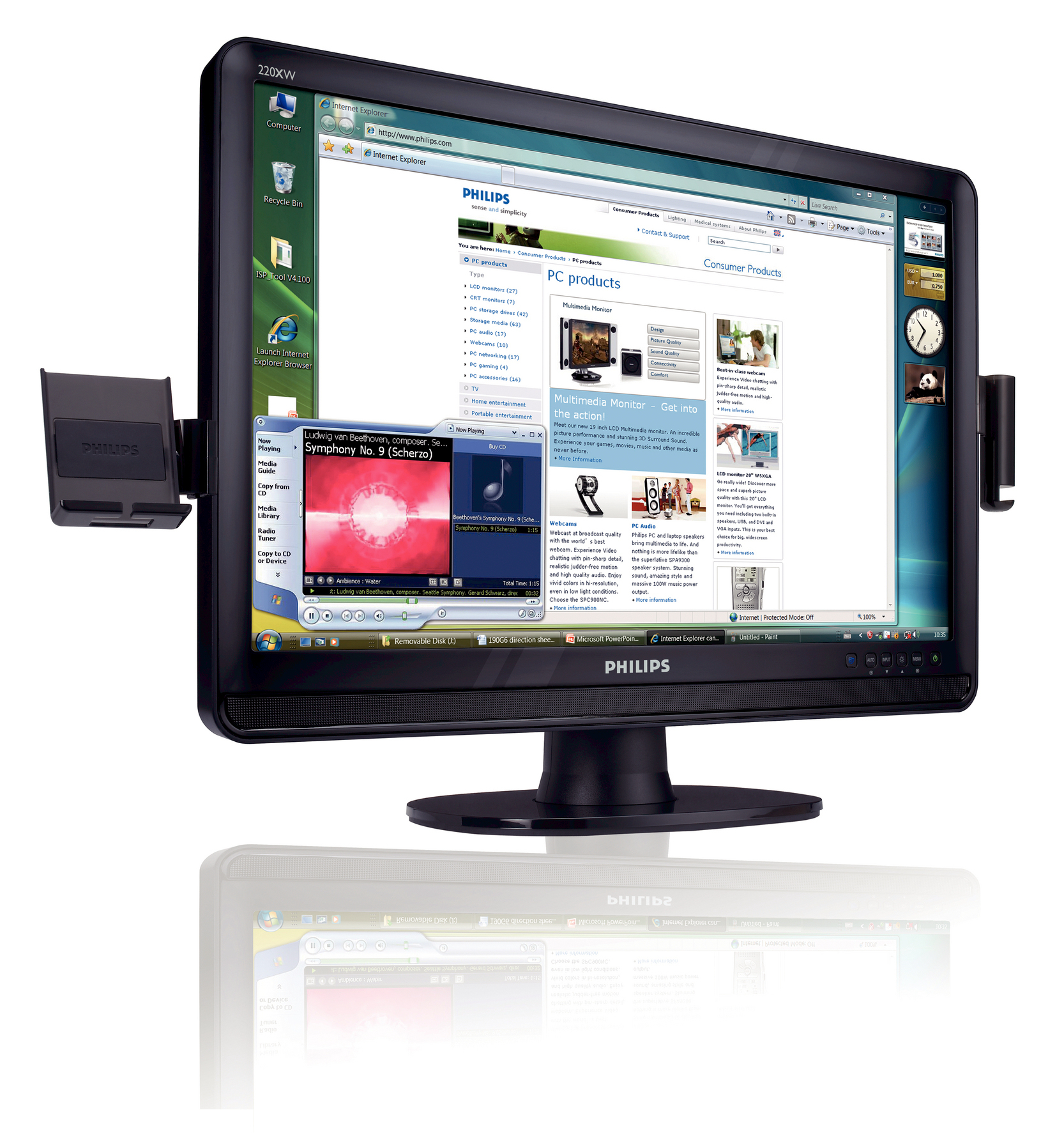 Philips 220XW8FB/00 computer monitor