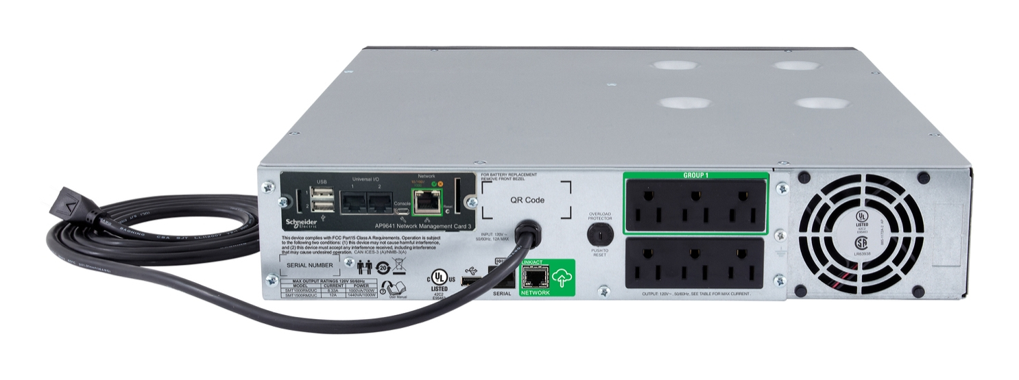 APC SMT1500RM2UCNC uninterruptible power supply (UPS) Line-Interactive 1.44 kVA – image 2
