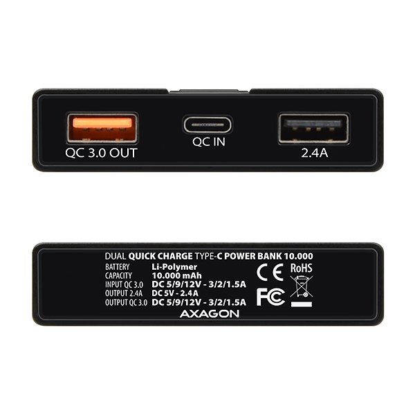 Axagon PWB-L10QD power bank Lithium Polymer (LiPo) – image 6