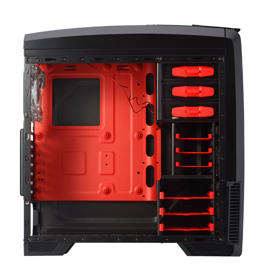 itek Defender Midi Tower Black, Red – image 3