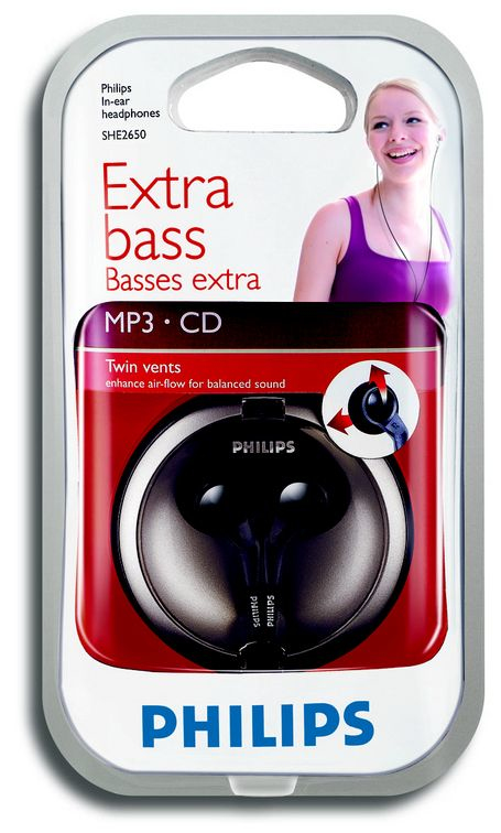 Philips SHE2650/37 headphones/headset Wired In-ear Black – image 2