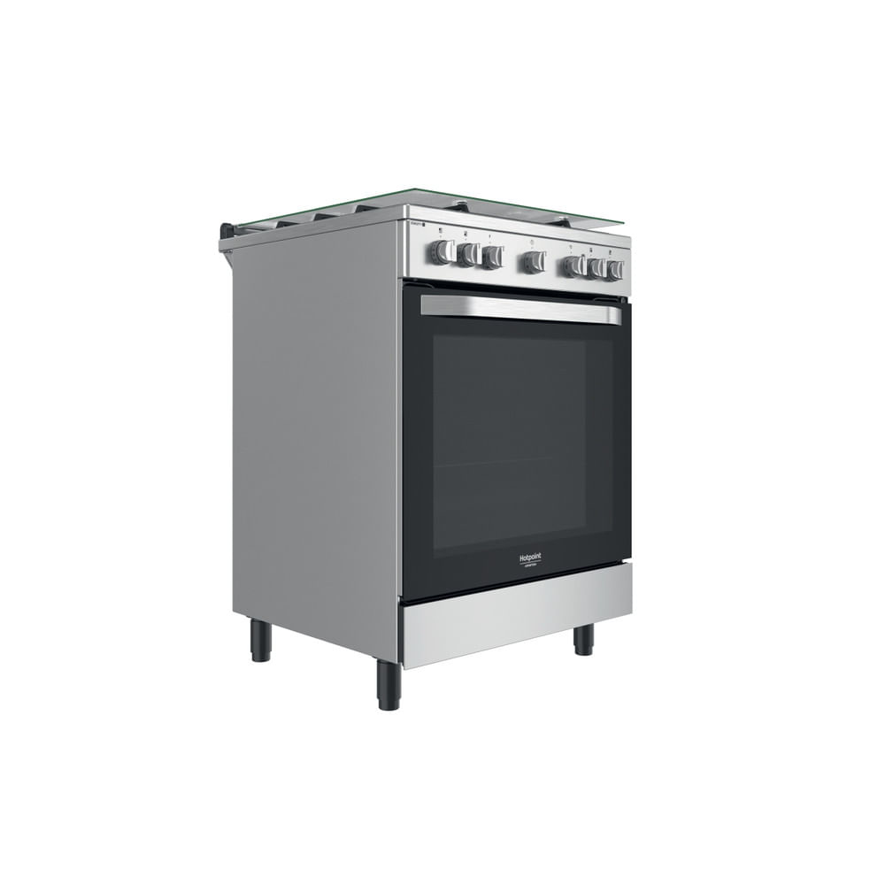 Hotpoint HS68G8PHX/E Freestanding cooker Electric Gas Stainless steel – image 4