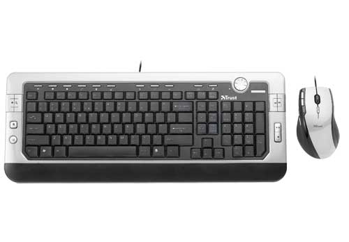 Trust DS-1700R keyboard Mouse included USB