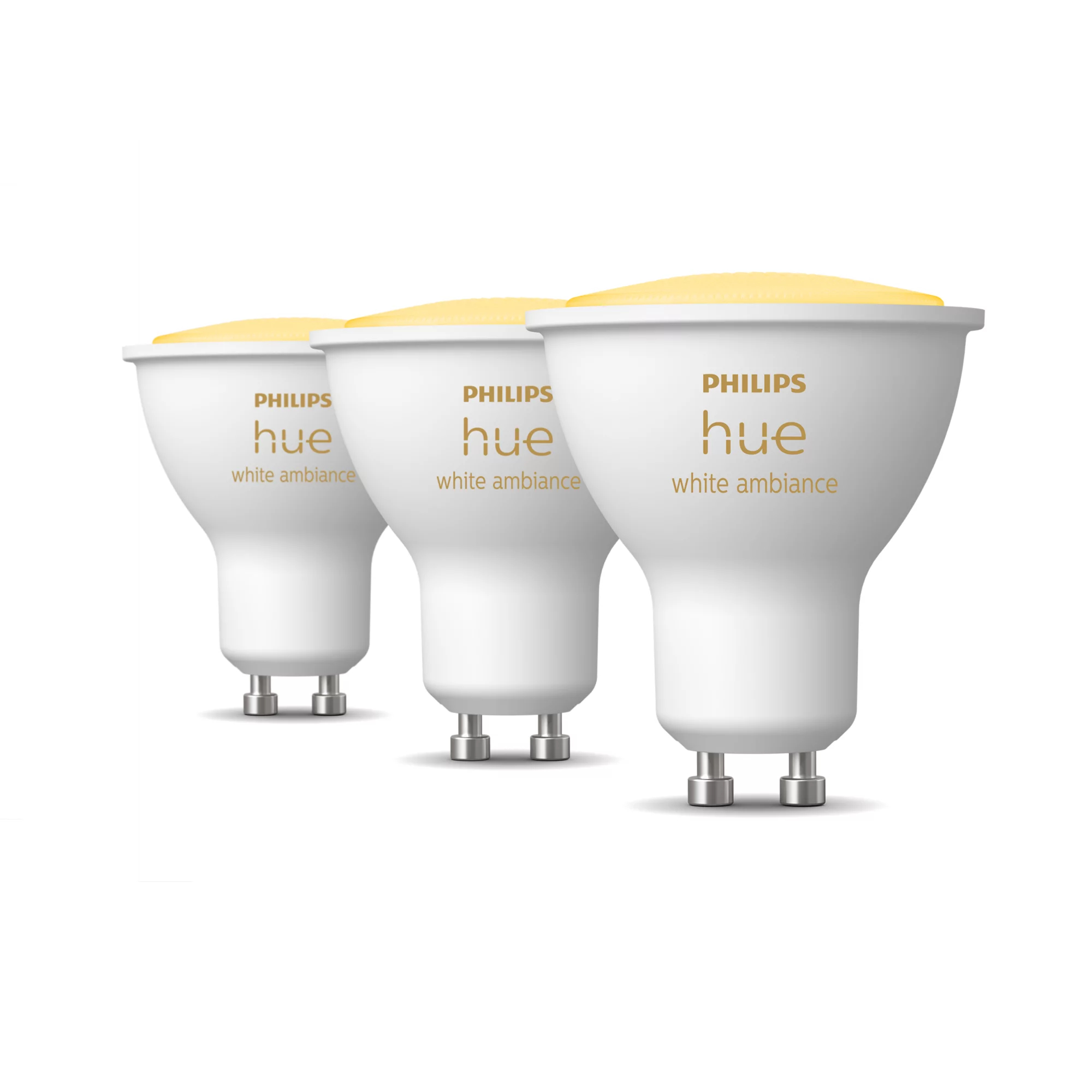 Philips by Signify Philips Hue White ambience GU10 – smart spotlight – (3-pack) – image 1