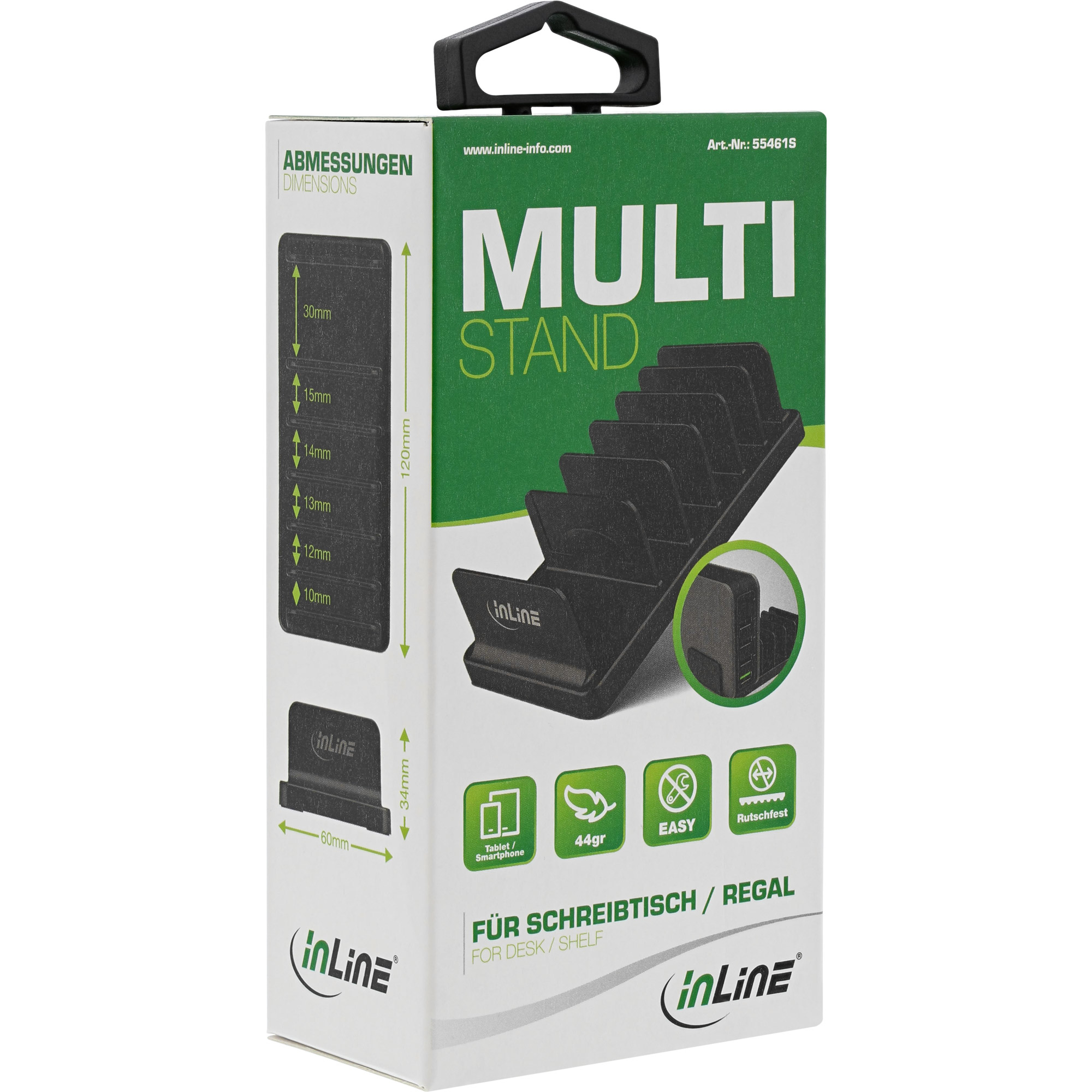InLine 31515A mobile device charger Mobile phone Black AC Fast charging – image 7