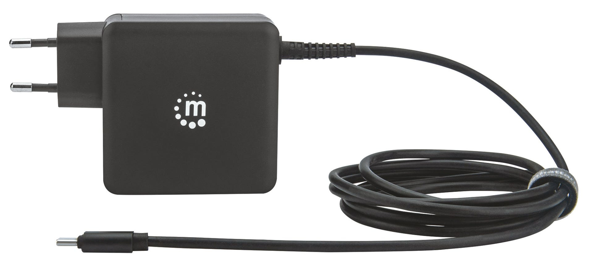 Manhattan Wall/Power Mobile Device Charger (Euro 2-pin), USB-C and USB-A ports, USB-C Output: – image 4