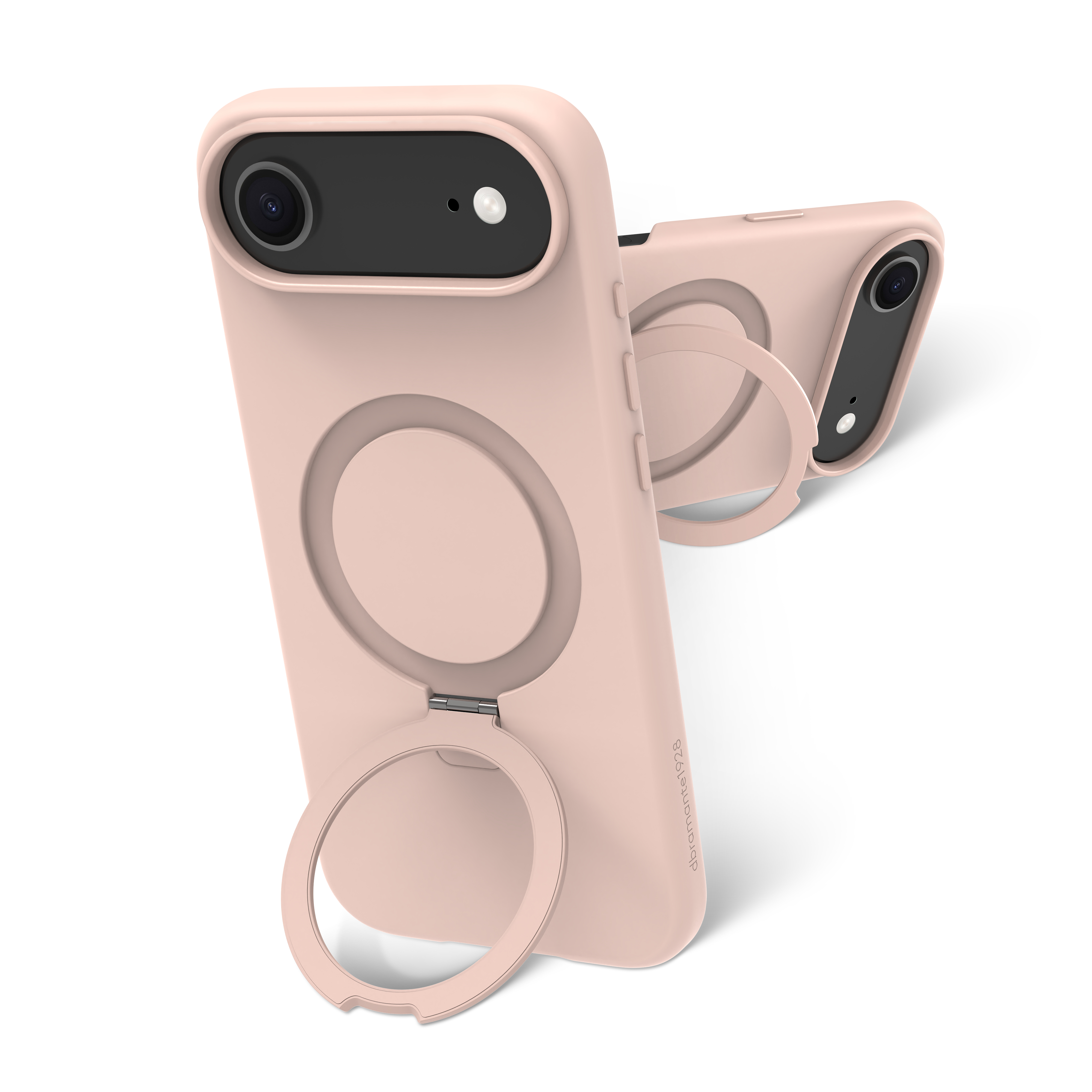 dbramante1928 Roskilde Kick - Back cover for mobile phone - MagSafe compatibility - ICON - pink sand - for Apple iPhone Air