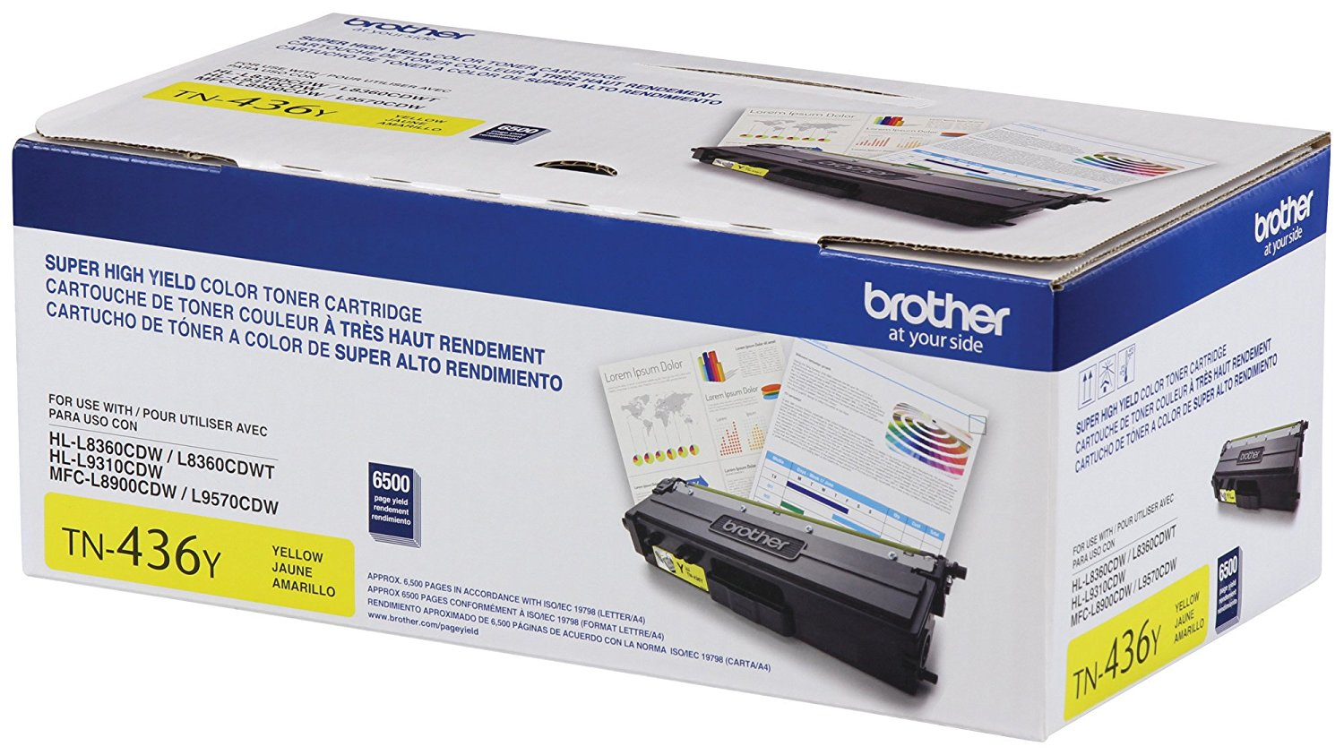 Brother TN-436Y toner cartridge 1 pc(s) Original Yellow – image 2