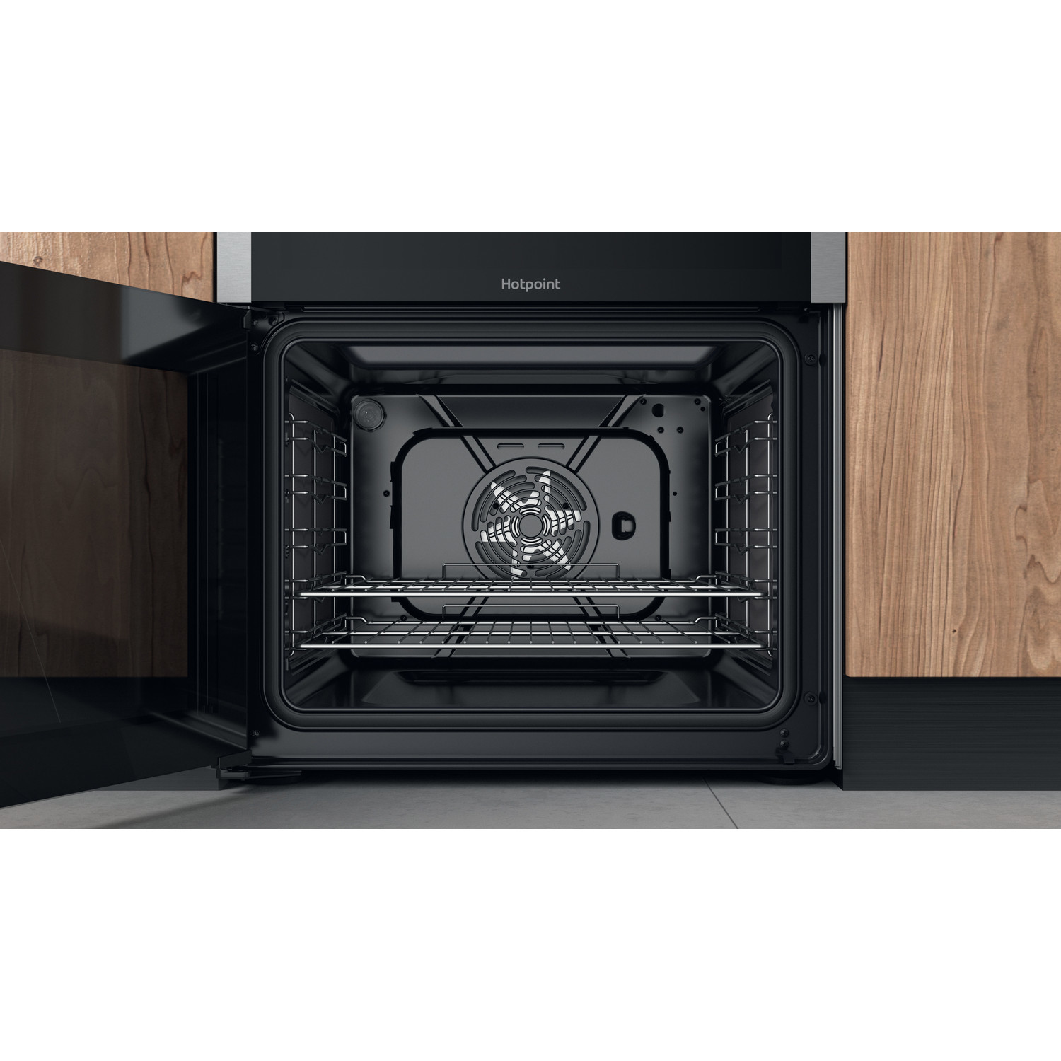 Hotpoint HDT67V9H2CX/UK Freestanding cooker Ceramic hob Silver – image 6