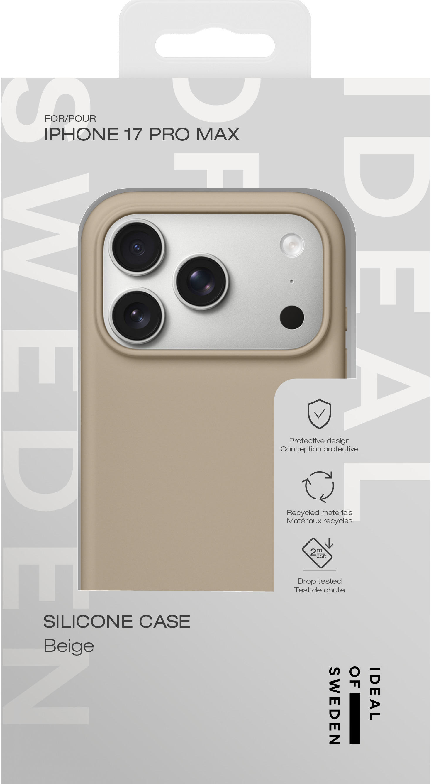 iDeal of Sweden Silicone Case iPhone 17 Pro Max Perfect Beige – image 4