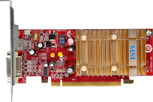 MSI Radeon X1550 - PCI-E Graphic Card 256MB