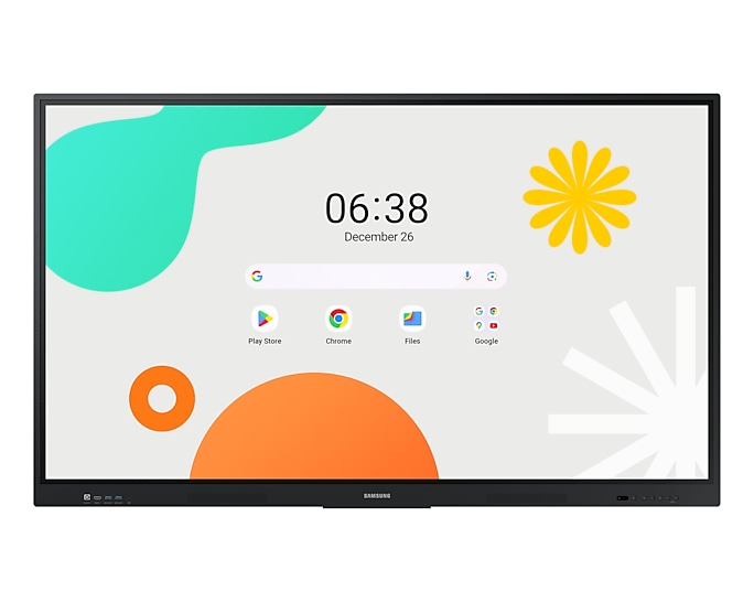 Samsung LH65WAFWLGCXEN lavagna interattiva 1651 cm (65") 3840 x 2160 Pixel Touch screen Nero
