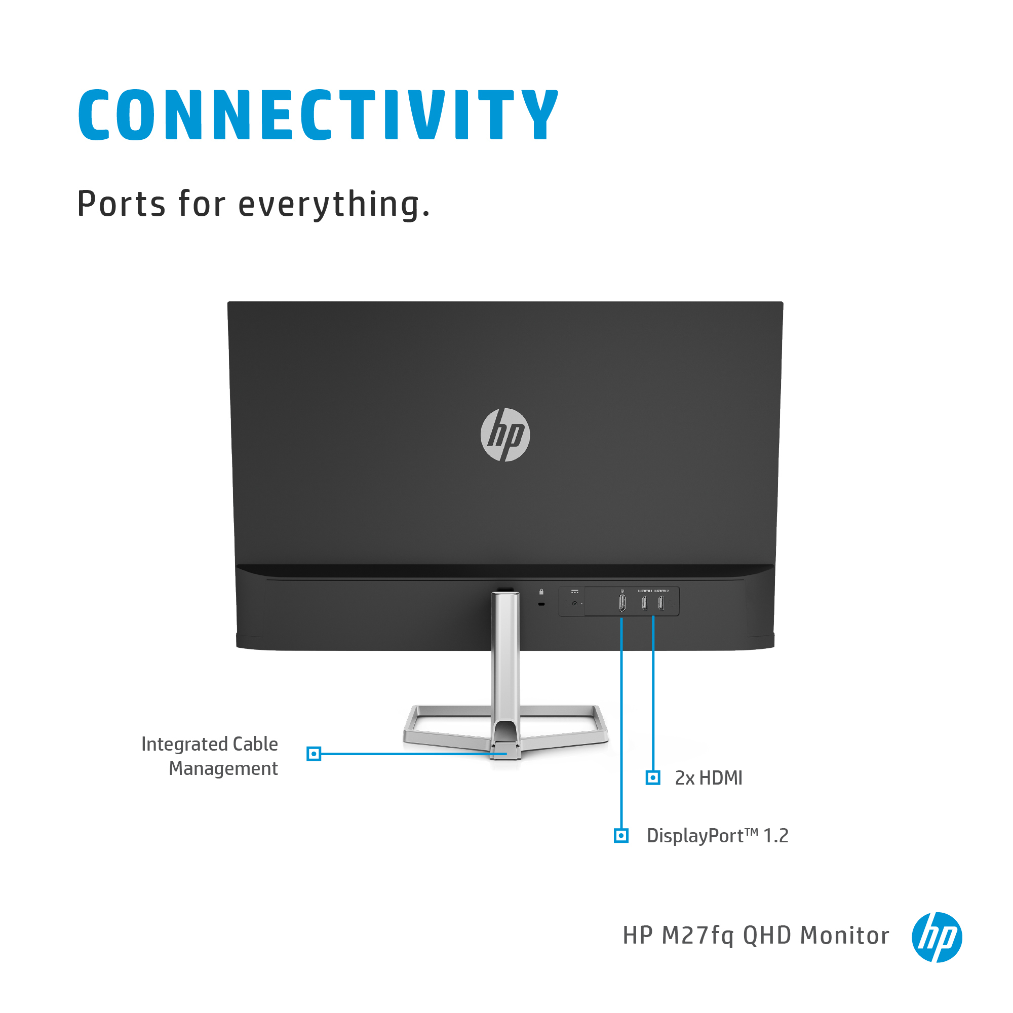 HP M27fq QHD Monitor – image 3