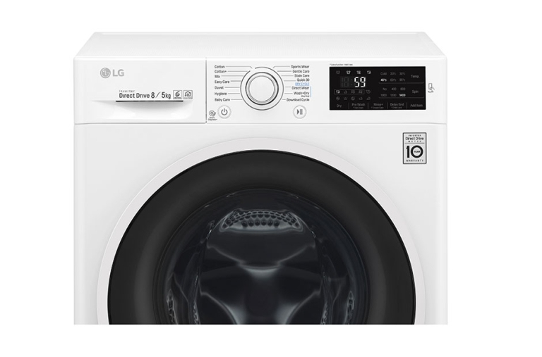LG F4J6TM0W washer dryer Freestanding Front-load White – image 4