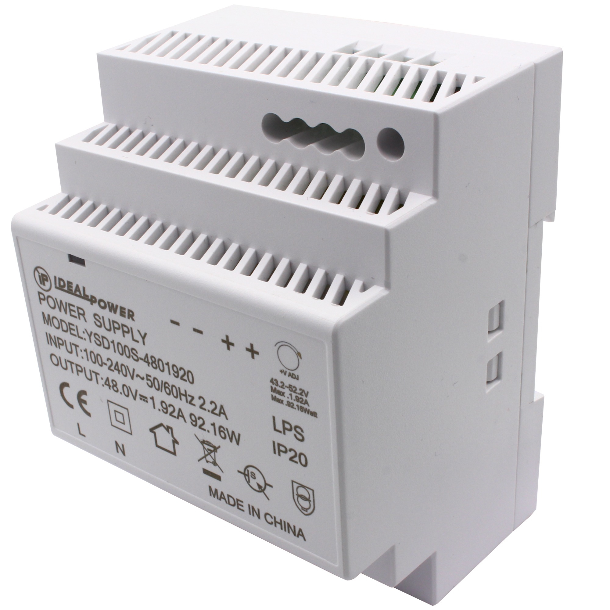 Brainboxes DIN Rail Power Supply 48VDC – image 2
