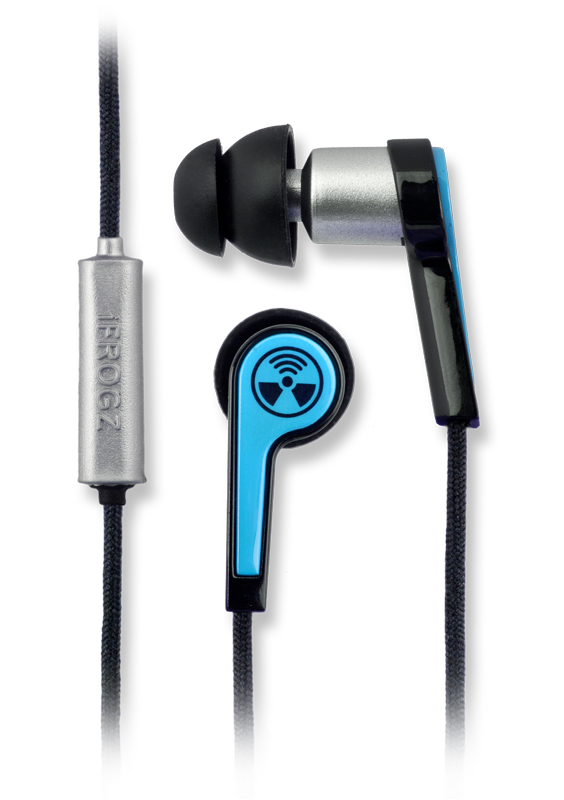 IFROGZ Equinox Headphones Wired In-ear Black, Blue, Silver