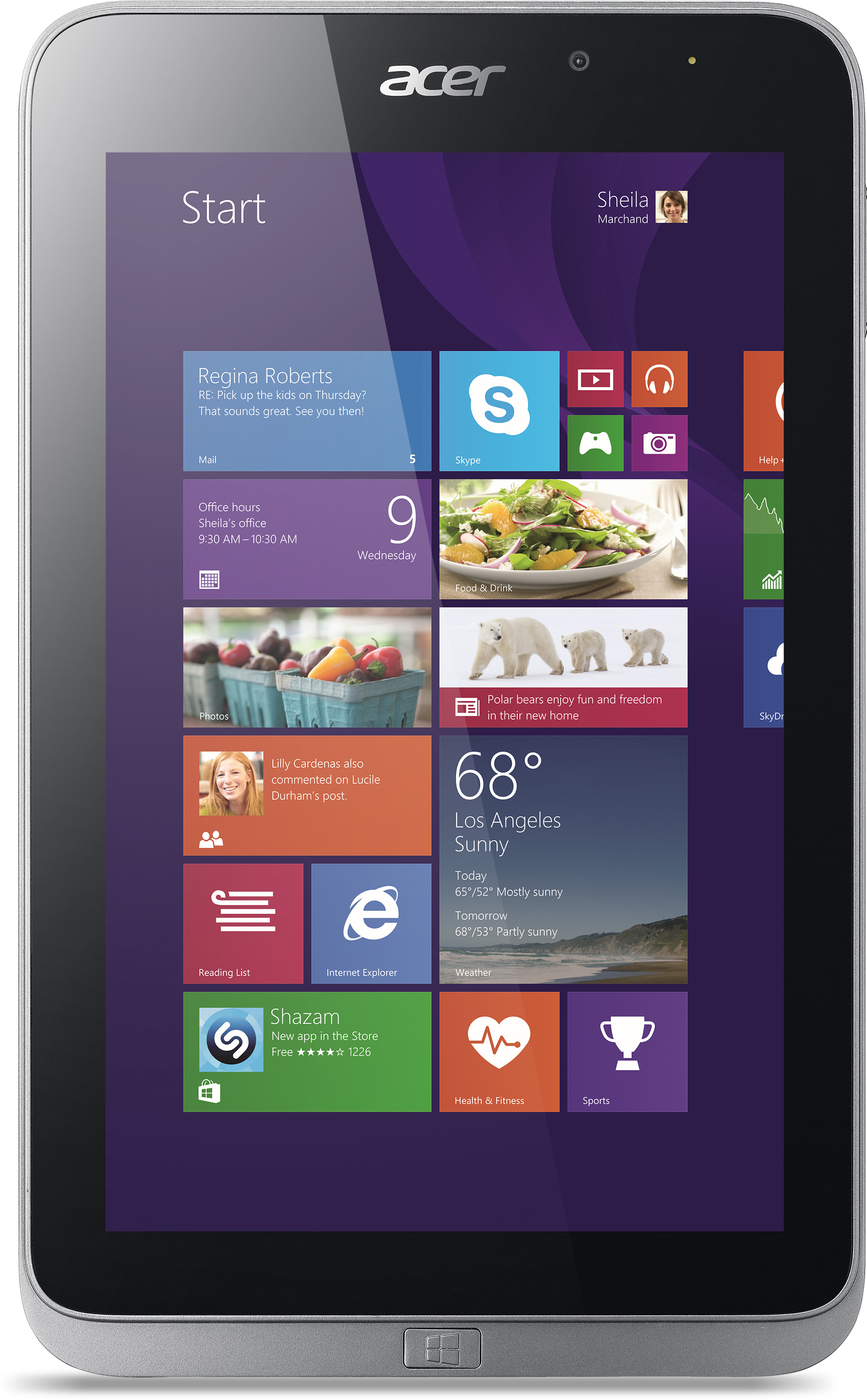 Acer Iconia W4-820-Z3742G06Aii Intel Atom®