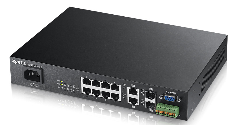 Zyxel MES3500-10 L2 Gigabit Ethernet (10/100/1000) Black