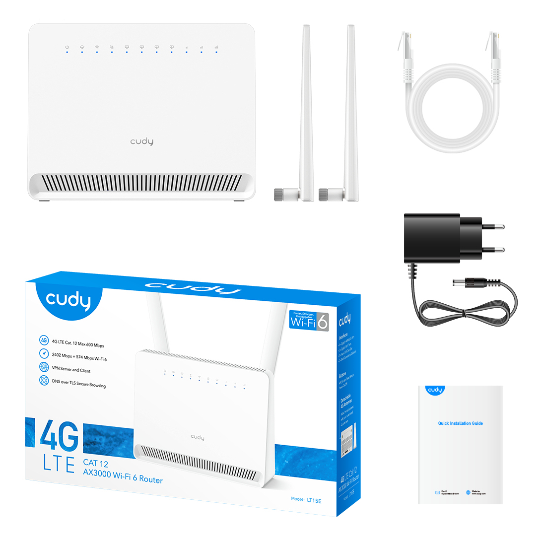 Cudy LT15E wireless router Gigabit Ethernet Dual-band (2.4 GHz – image 6