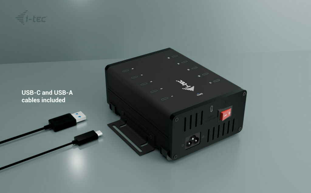 i-tec USB-C/USB-A Metal Charging + data HUB – image 2