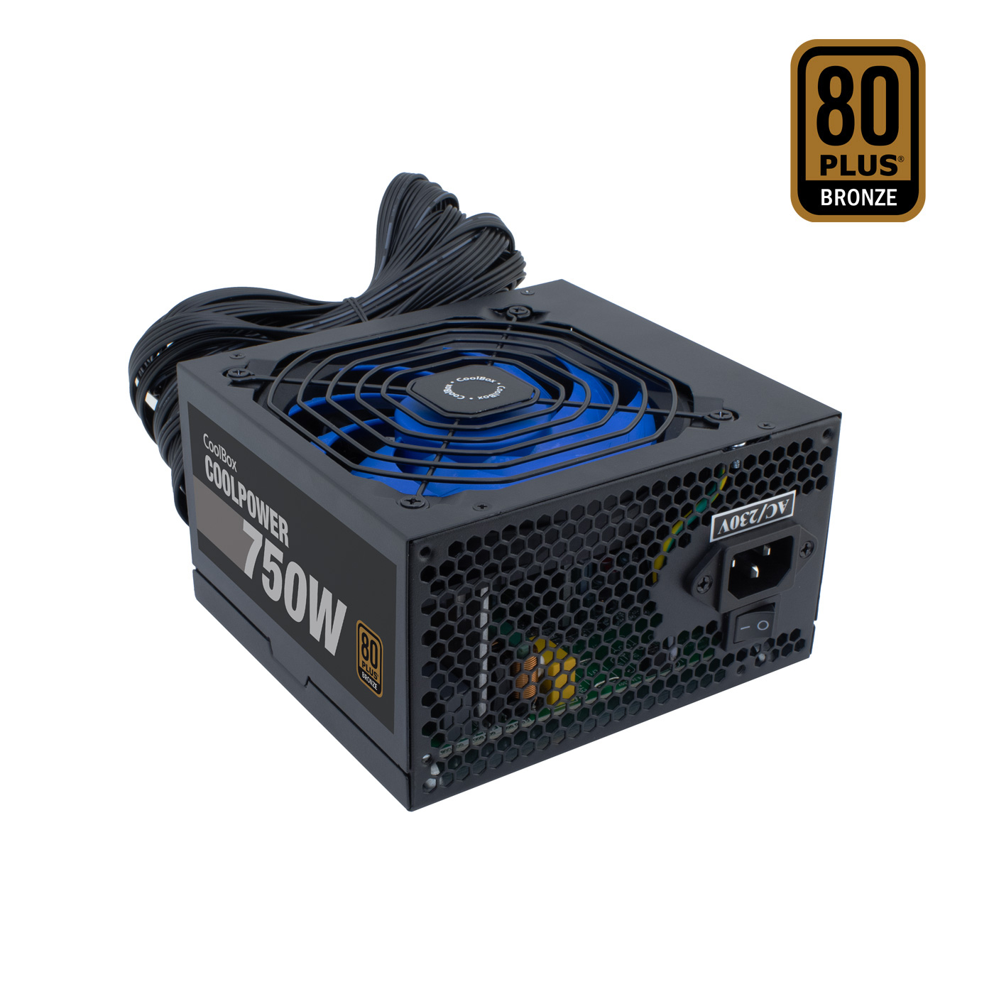 CoolBox CoolPower 750W alimentatore per computer 204 pin ATX ATX Nero