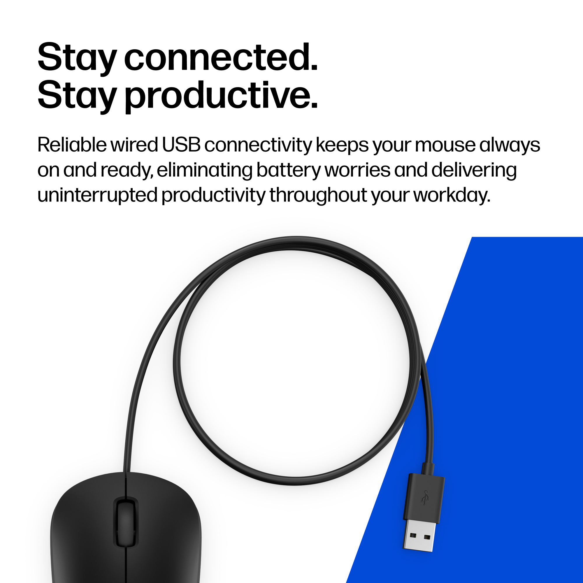 HP 175M Wired Mouse – image 2