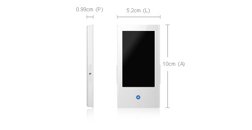 Samsung YP-P2J - 4GB MP3 Player, White – image 2