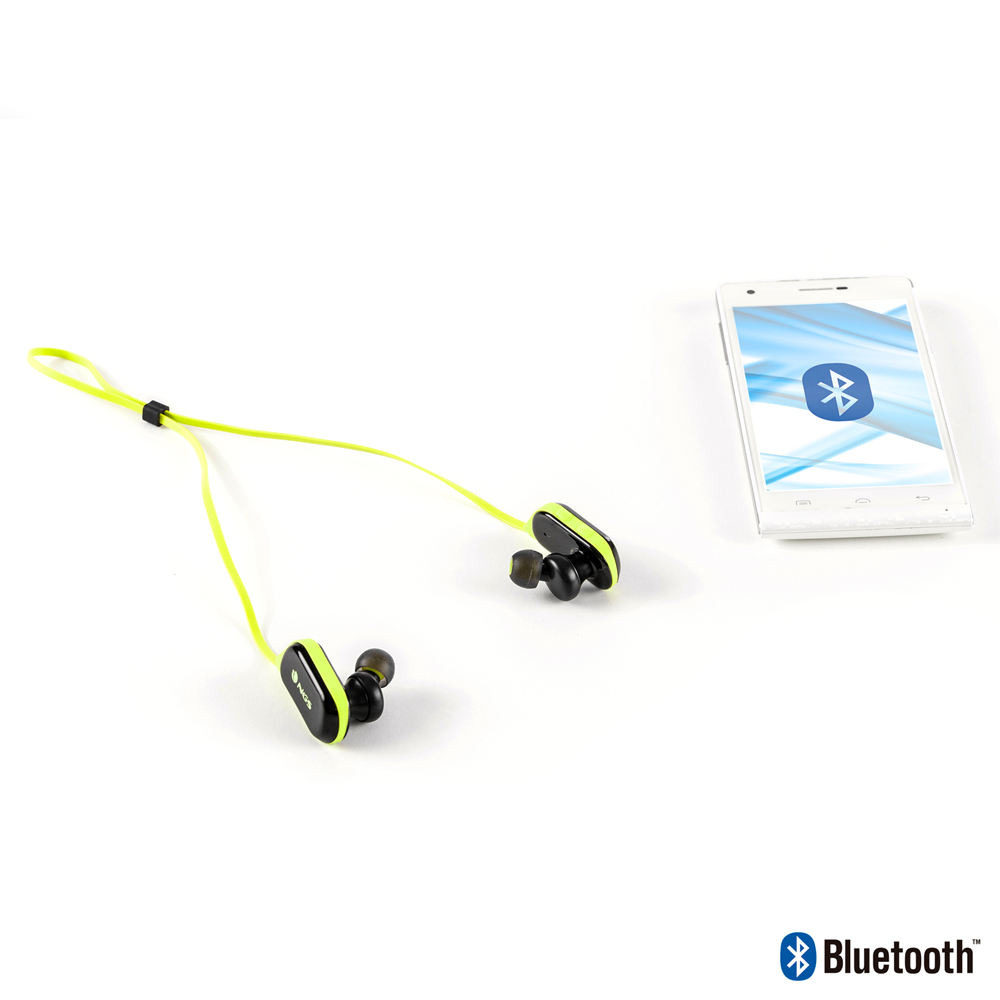 NGS ARTICARANGERYELLOW headphones/headset Wireless In-ear, Neck-band Sports Bluetooth Black, Yellow – image 6