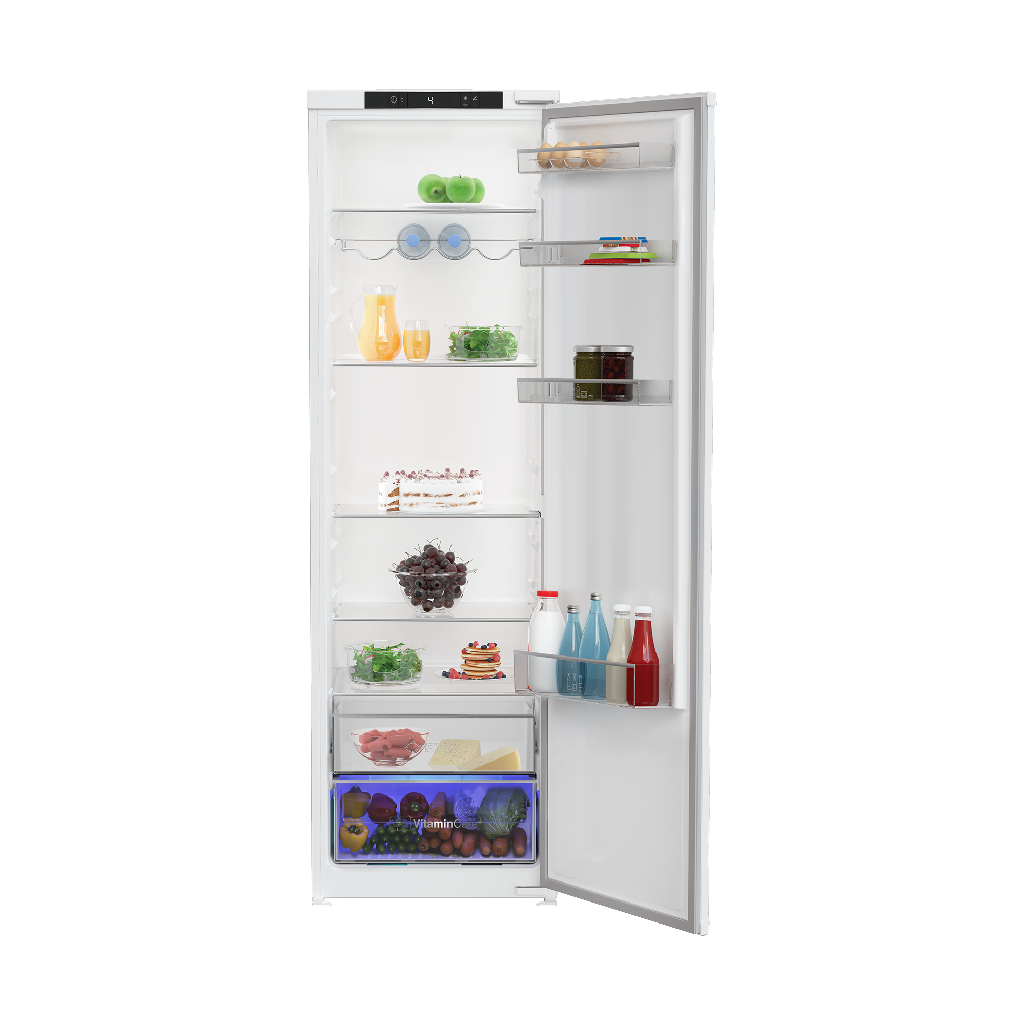 Blomberg SST4455VI Integrated Tall Larder Fridge with VitaminCare+ – image 1