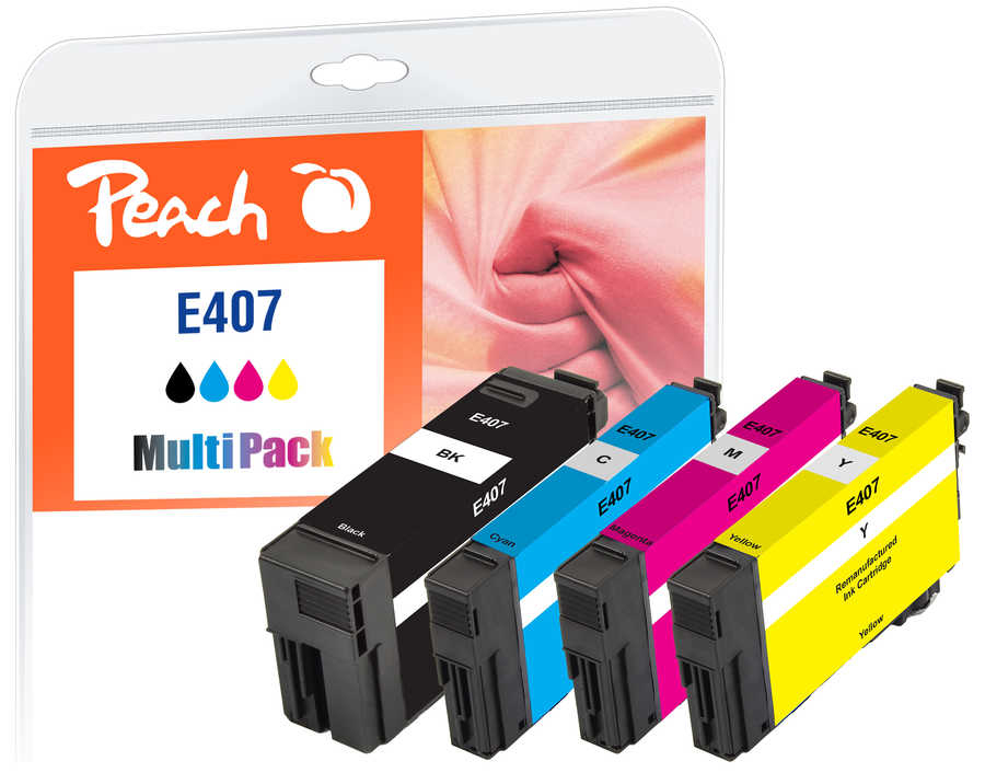 Peach PI200-937 ink cartridge 4 pc(s) Compatible Black, Cyan, Yellow